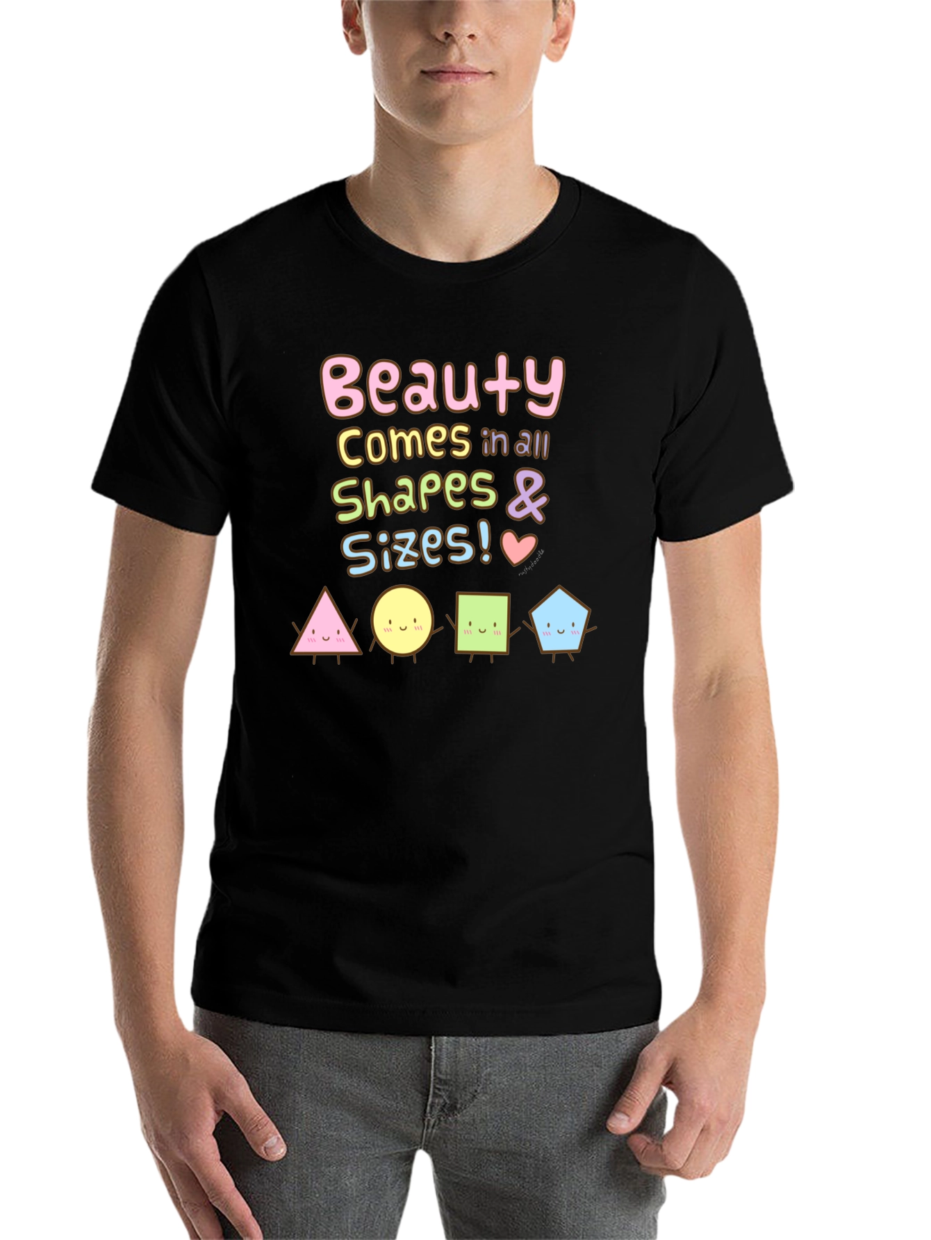Black Beauty in All Shapes & Sizes T-Shirt view 7