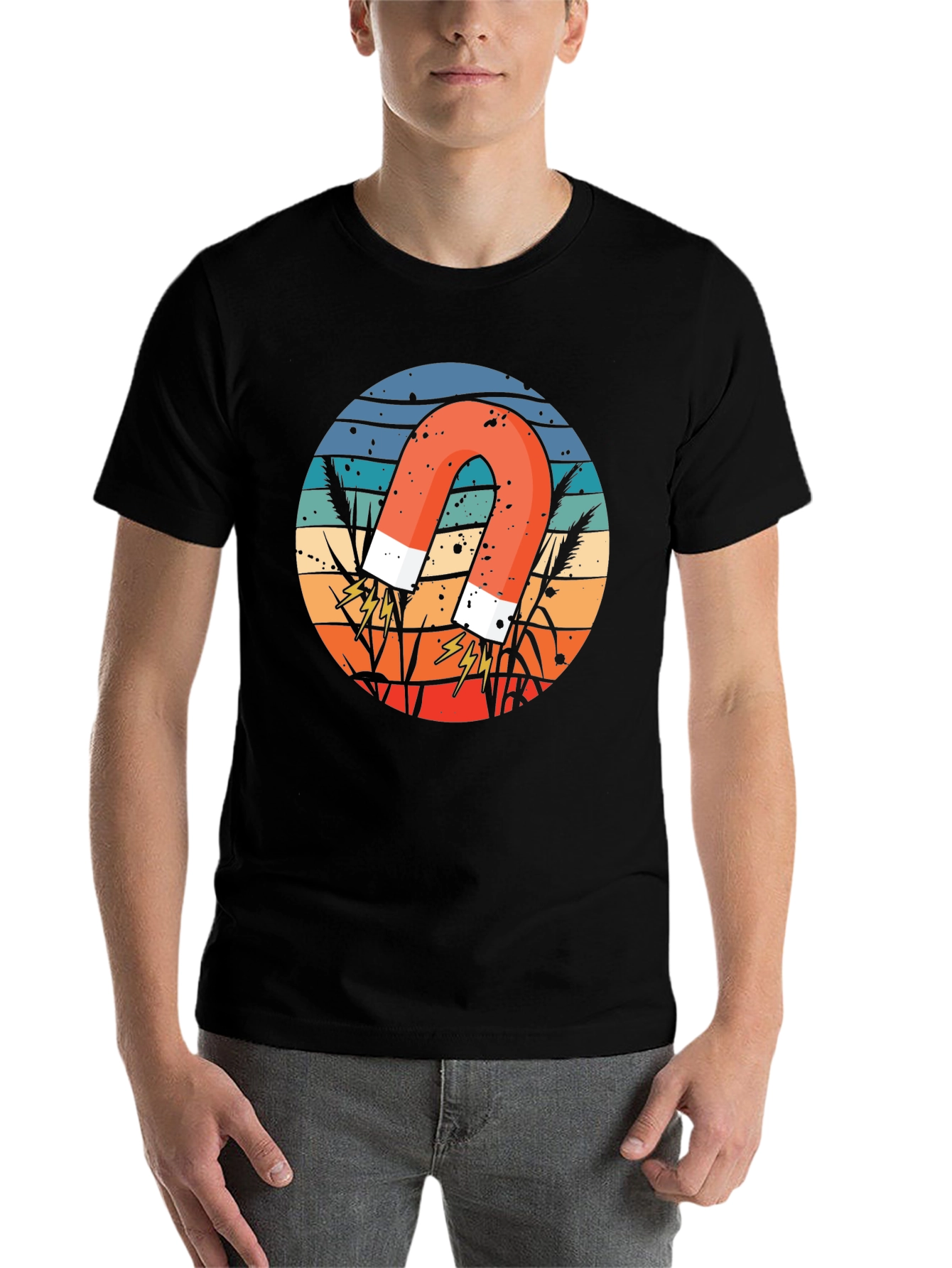 Black Magnet Graphic Tee view 7