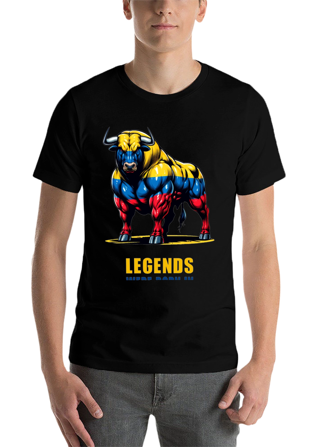 Legends Bull Graphic T-Shirt - Premium Cotton - 7