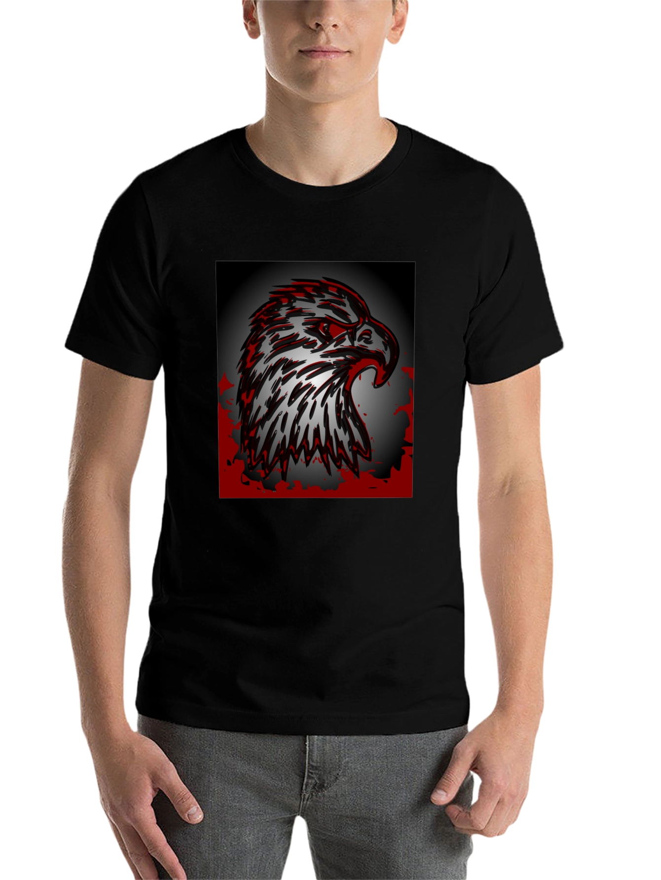 Black Eagle Graphic Tee - Bold Style view 7