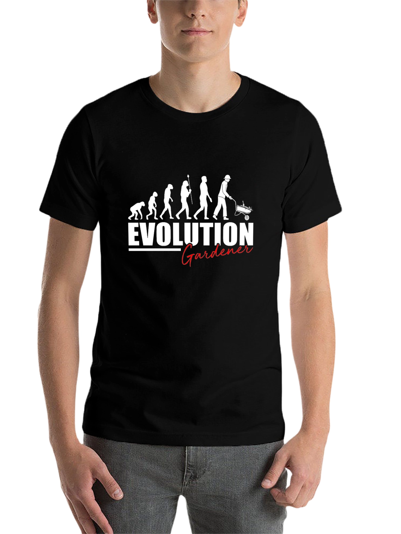 Black Evolution Gardener Graphic Tee view 7