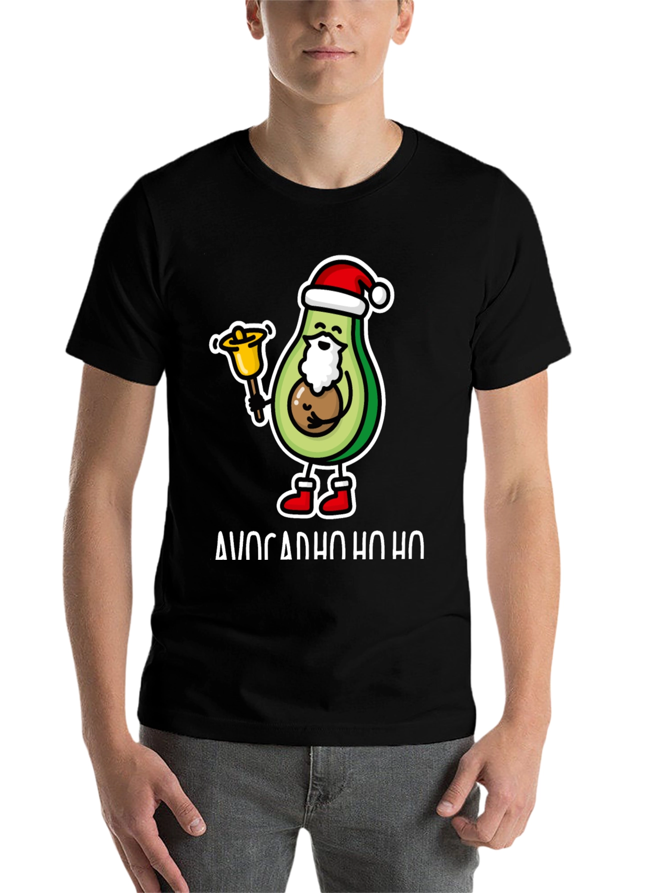 Avocado Ho Ho Ho Christmas T-Shirt - 7