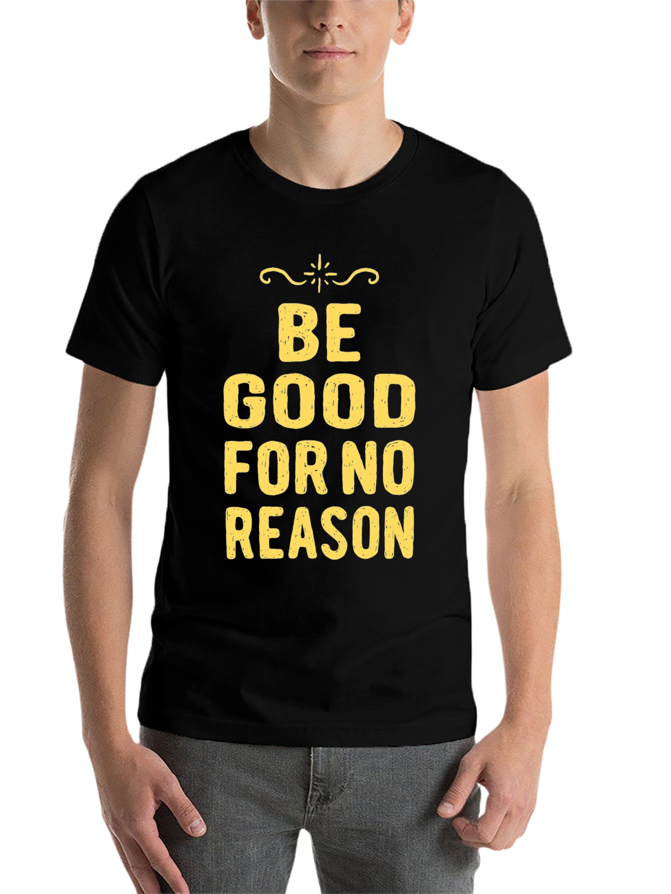 Black Be Good For No Reason Graphic Tee view 7