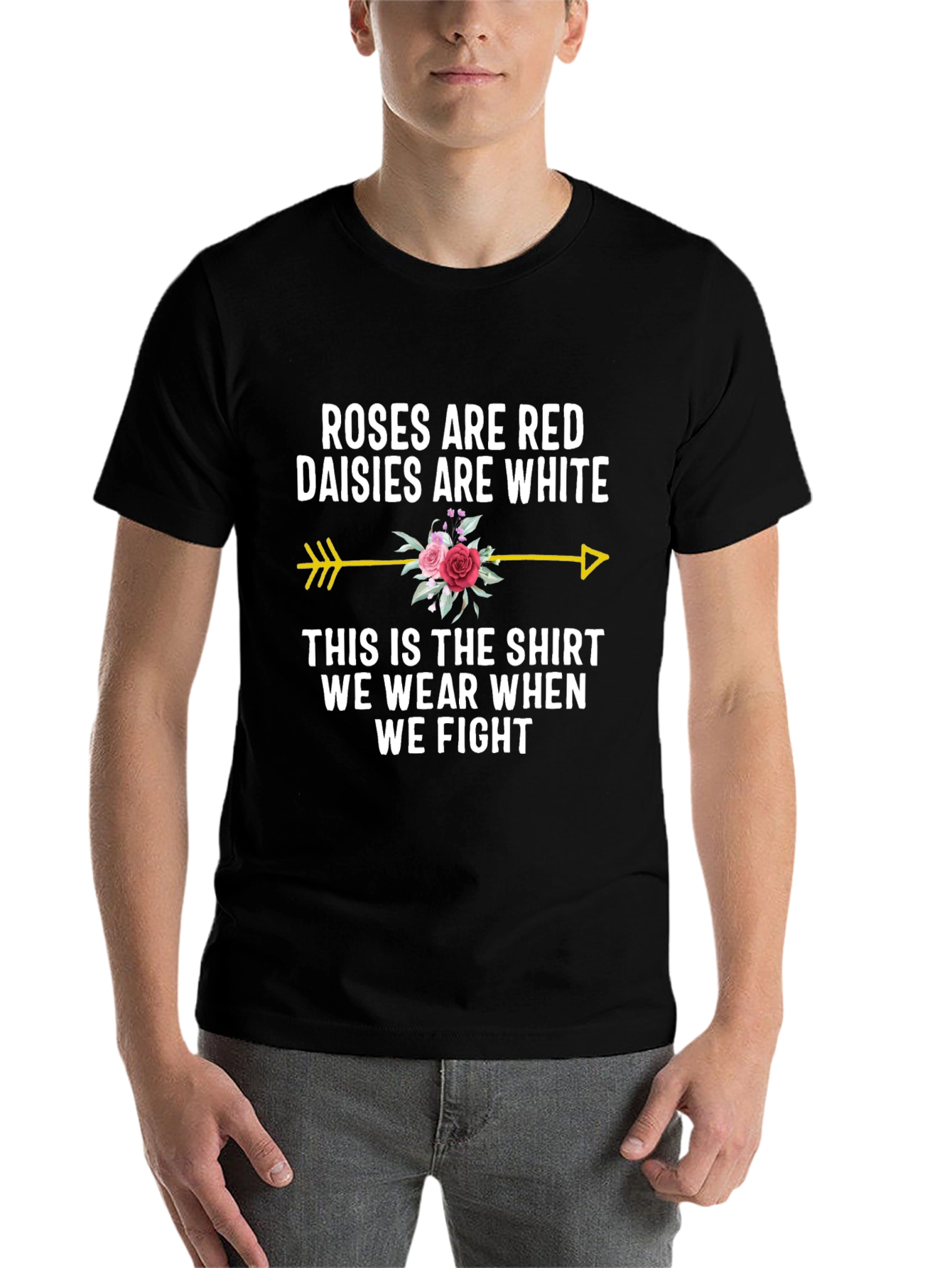Black Roses Are Red Funny T-Shirt view 7