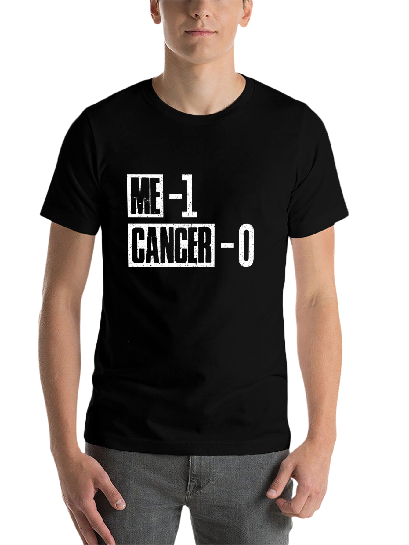 Black Me vs Cancer T-Shirt view 7