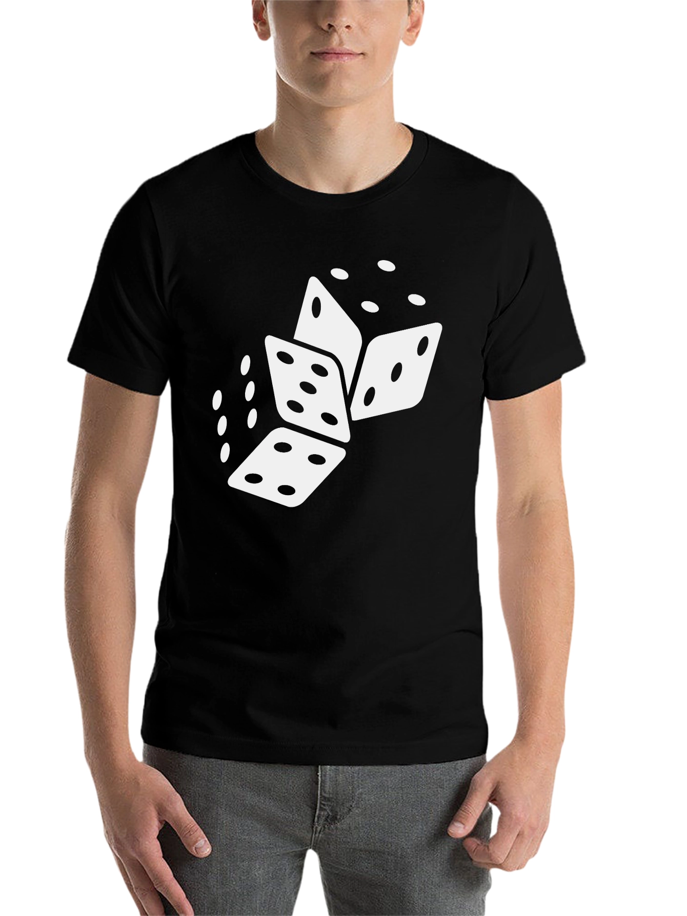 Dice Graphic T-Shirt - Lucky Tee - 7