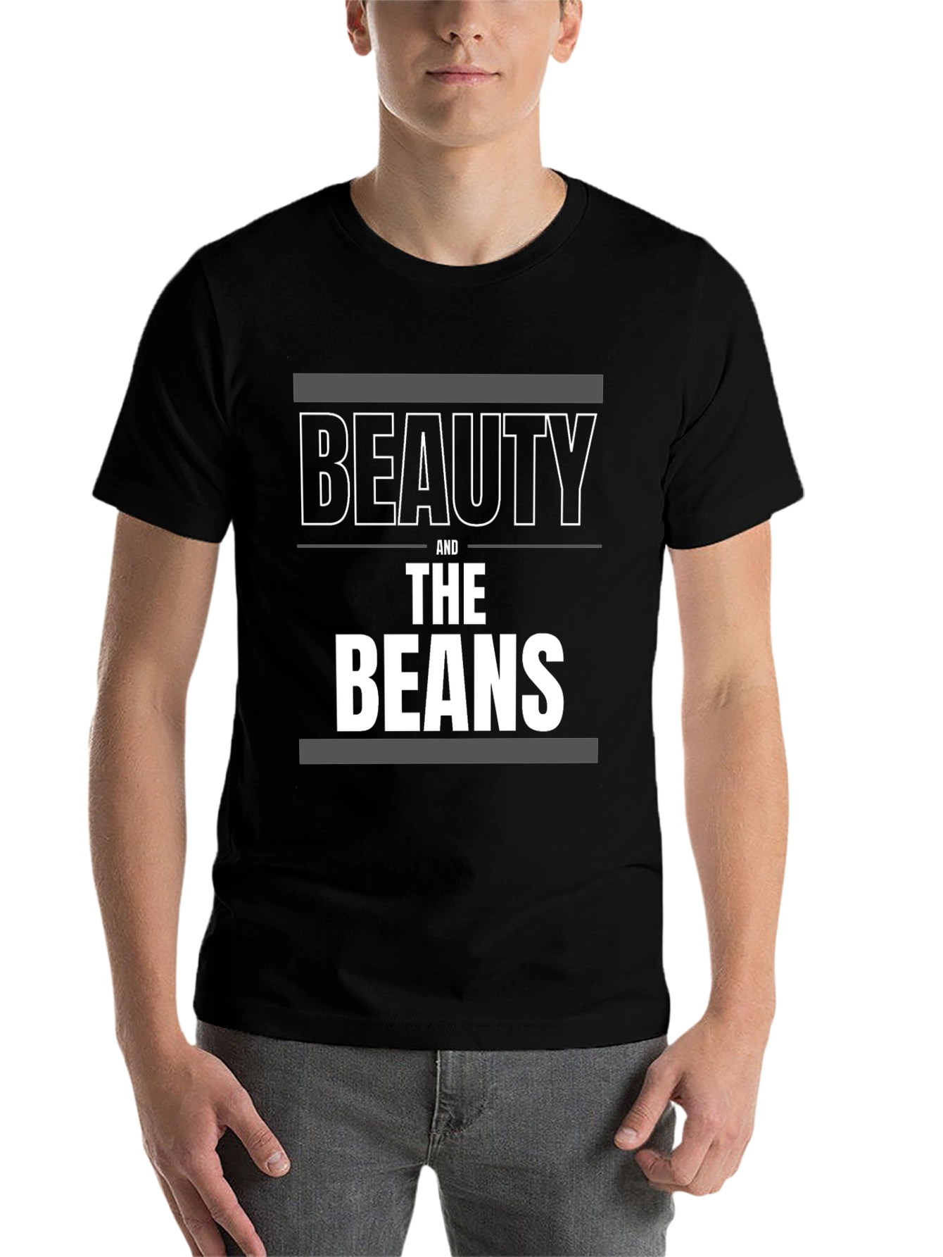 Black Beauty and the Beans T-Shirt - Funny Novelty Tee view 7