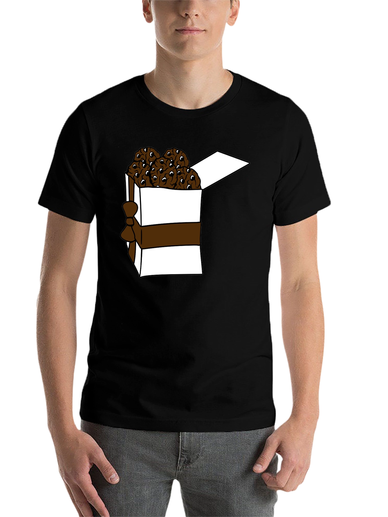Black Cookies In a Box T-Shirt view 7