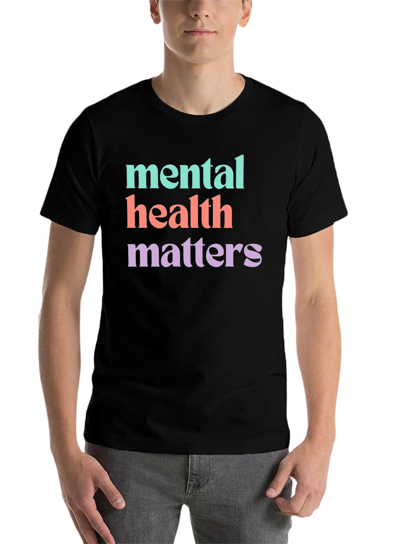 Black Mental Health Matters T-Shirt - Stylish Awareness view 7