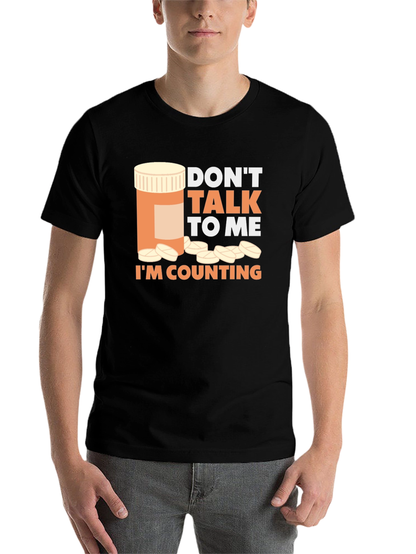 Black Don't Talk To Me I'm Counting T-Shirt view 7