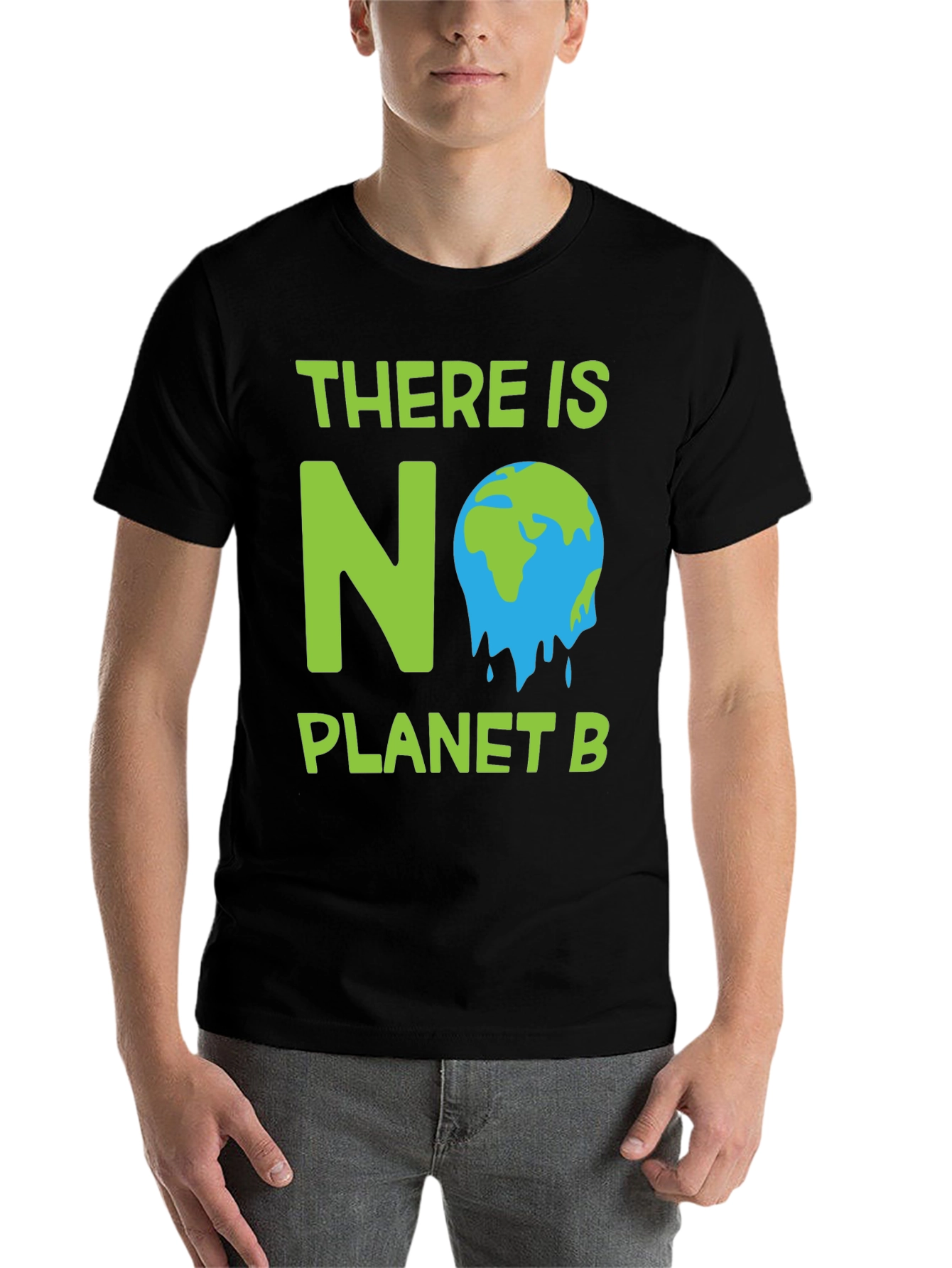 Black There Is No Planet B Graphic Tee view 7