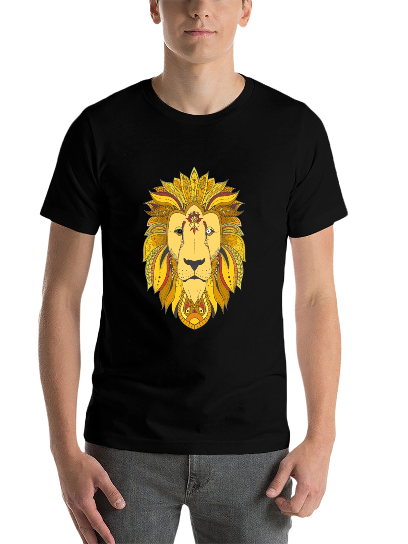Black Lion Graphic Tee - Unique Design, Comfortable Fit view 7