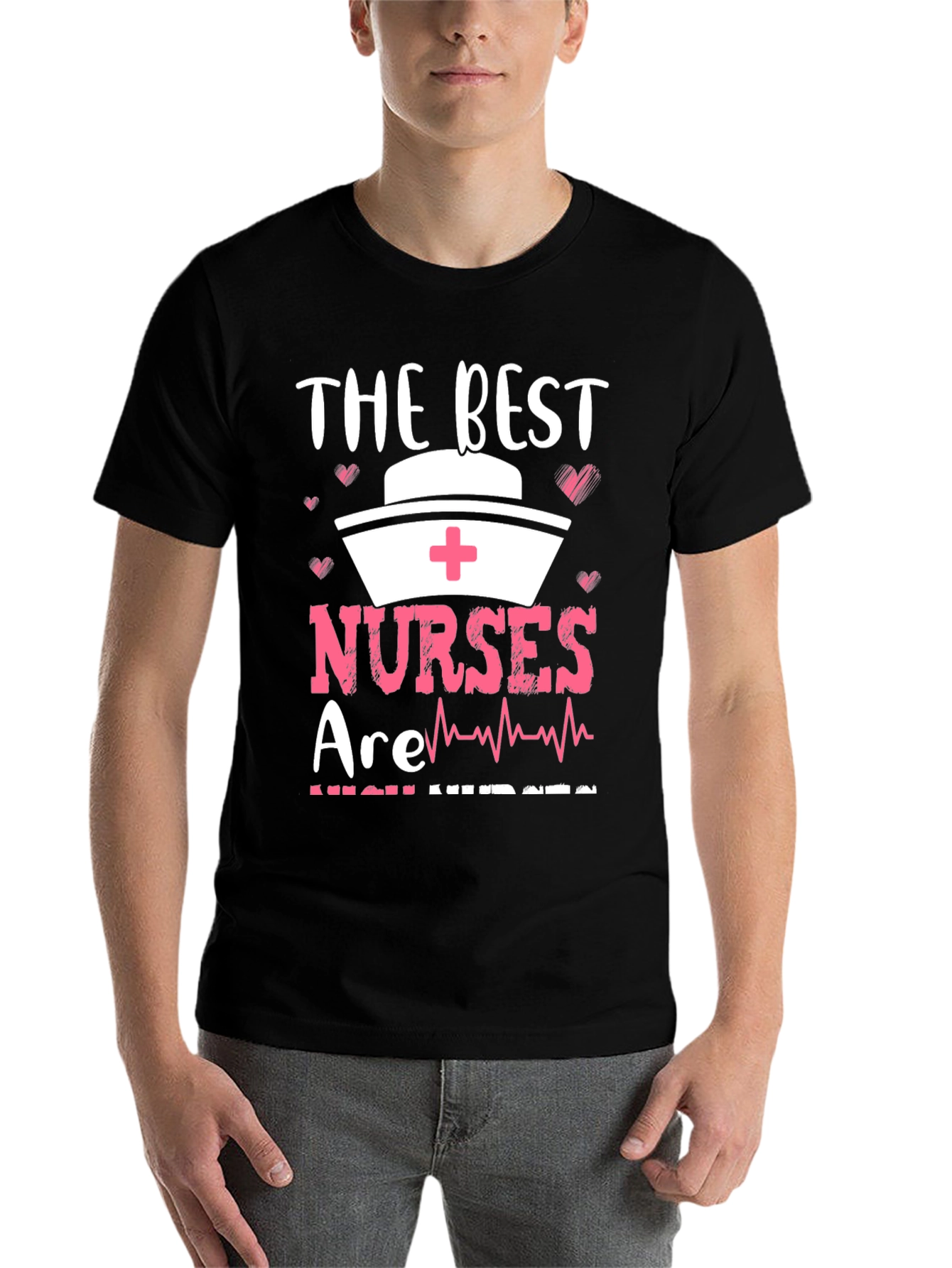 Black The Best Nurses T-Shirt - Gift for Healthcare Heroes view 7