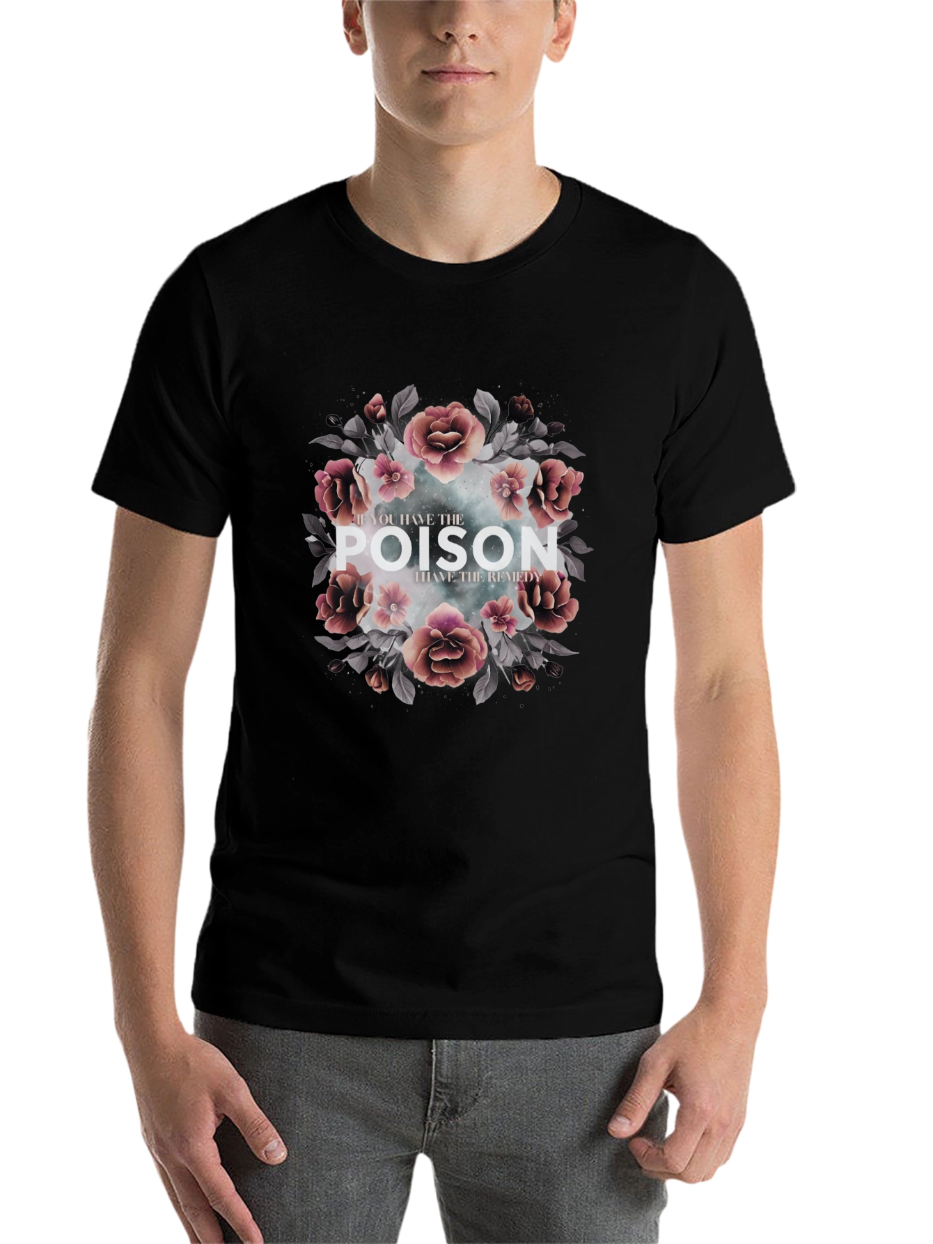 Black Poison Remedy Floral Graphic Tee view 7