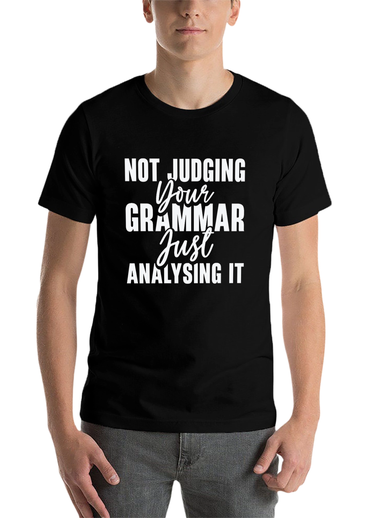 Black Grammar Analyzing Black Tee view 7