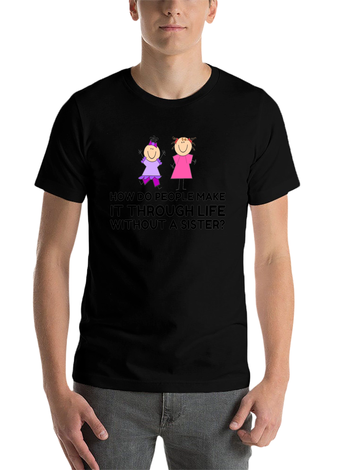 Black Sister T-Shirt: How Do People Make it Through Life? view 7