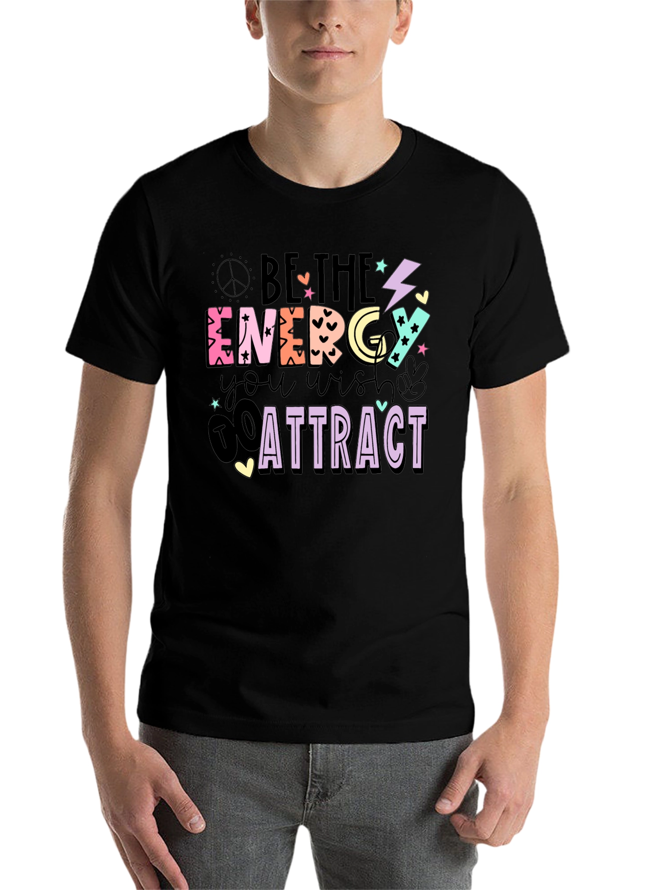 Black Be the Energy T-Shirt view 7
