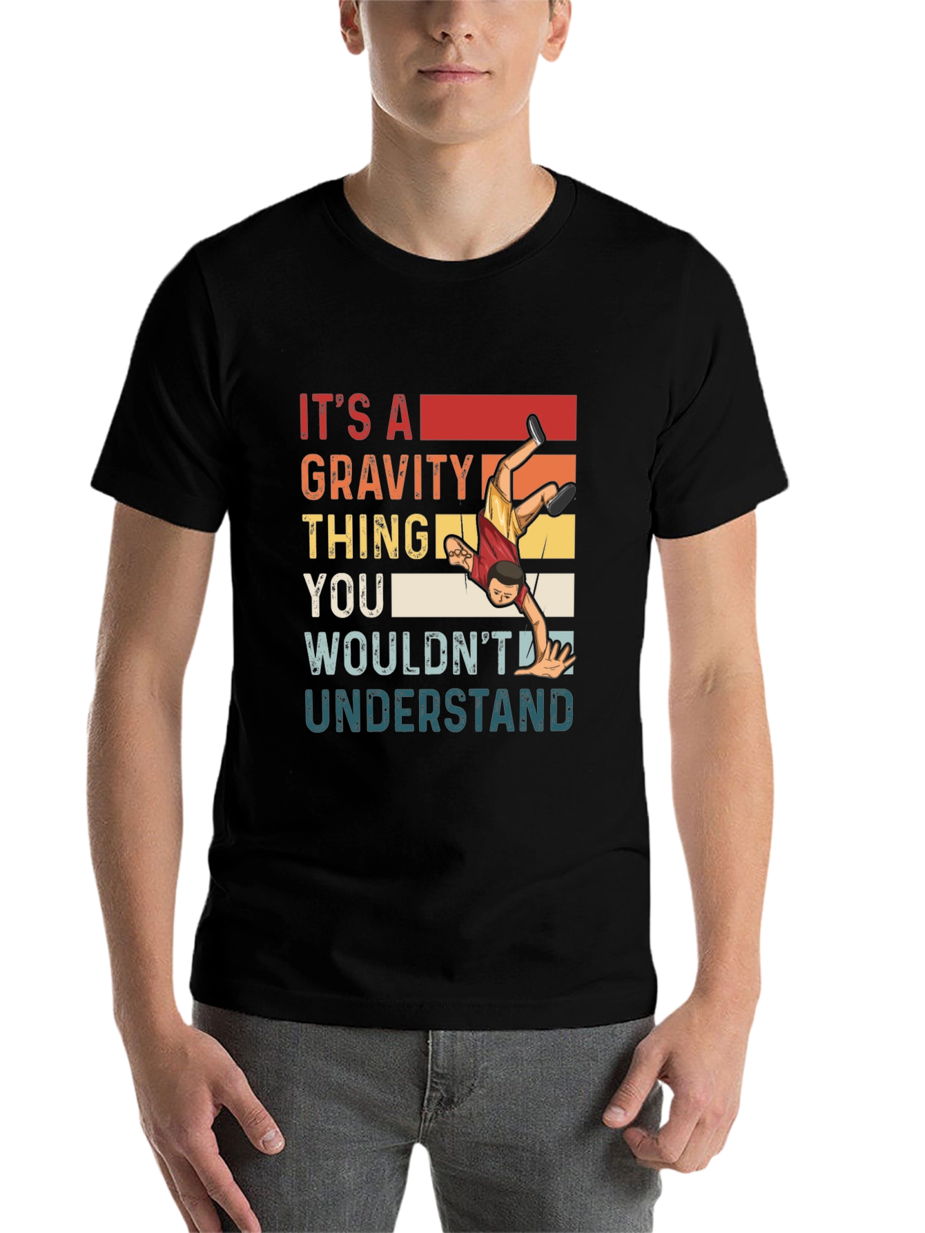 Black Gravity Thing T-Shirt view 7