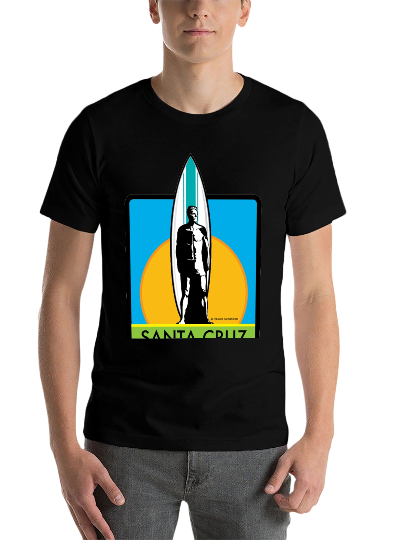 Santa Cruz Surfer Graphic Tee - Black - 7