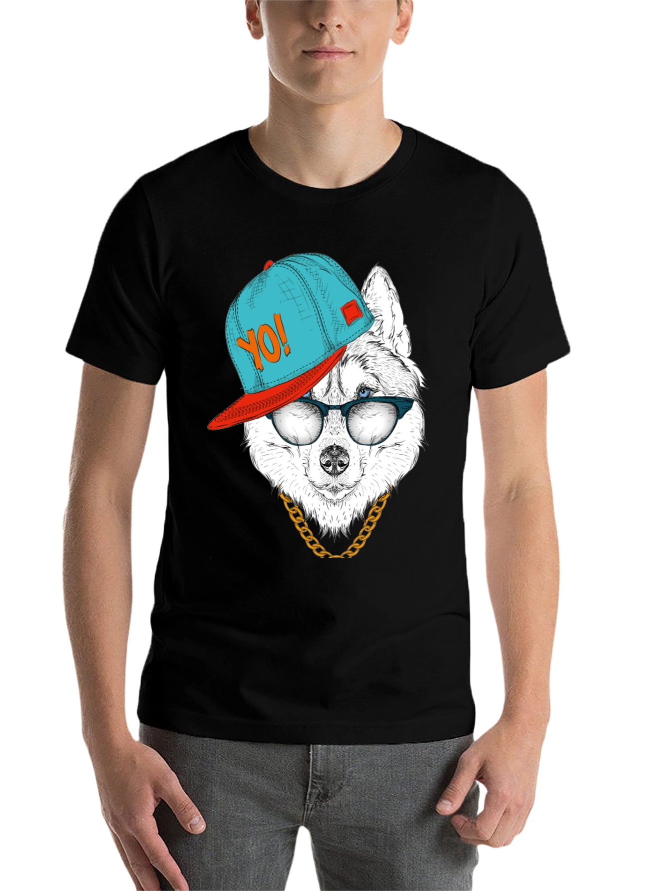 Cool Dog Graphic Tee - Hip Hop Style - 7
