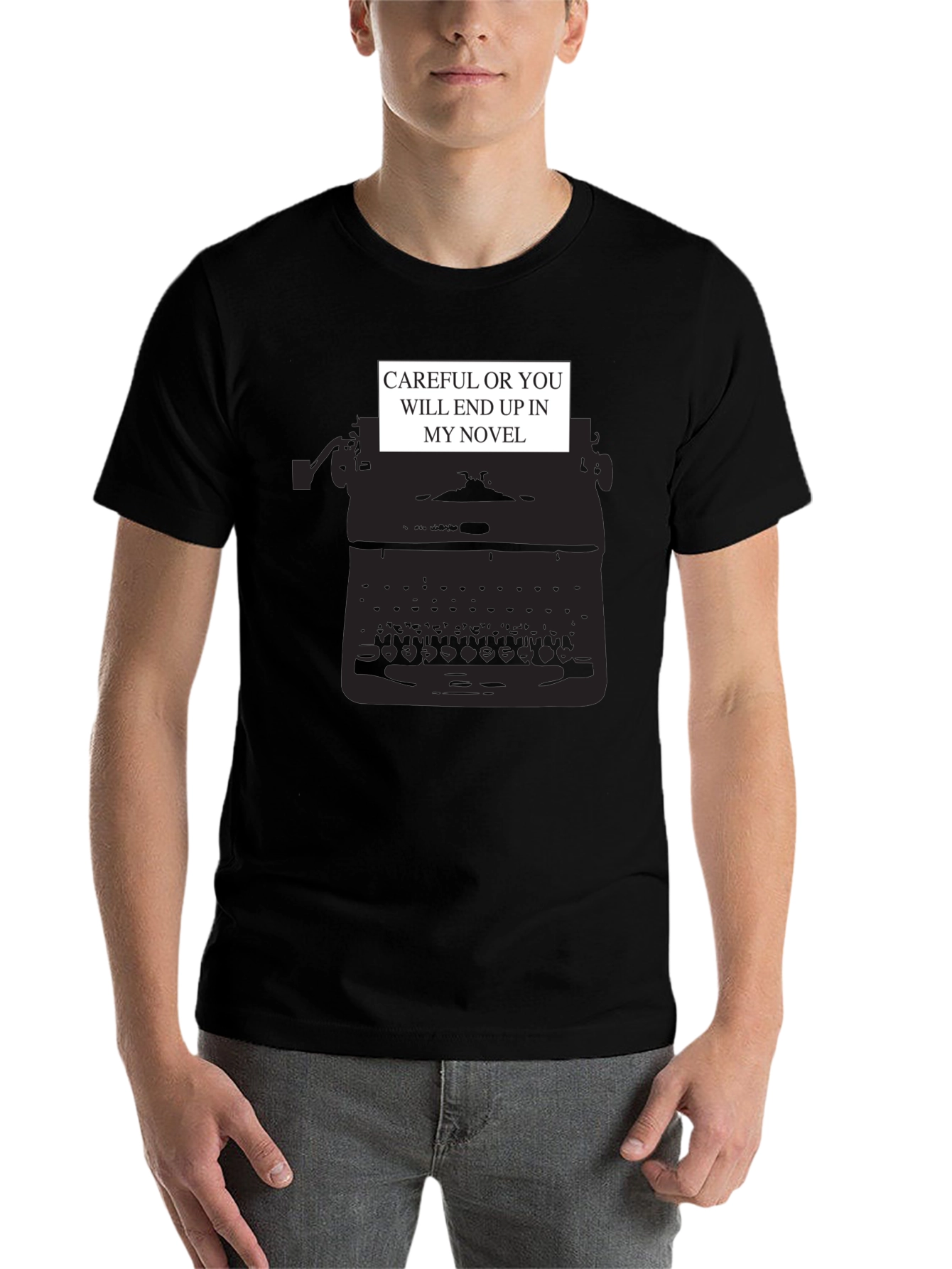 Black Writer's Threat T-Shirt view 7