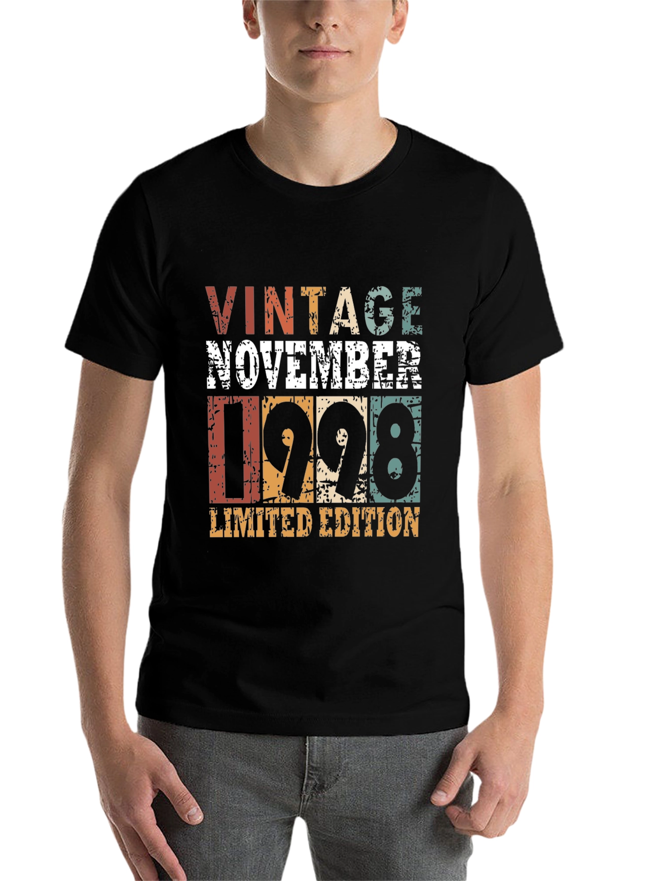 Black Vintage November 1998 Limited Edition T-Shirt view 7
