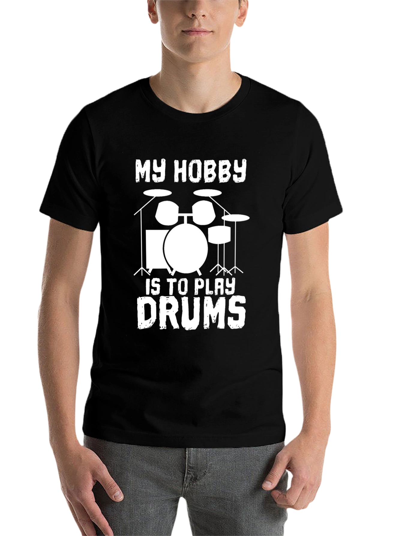 My Hobby is to Play Drums Graphic T-Shirt - 7