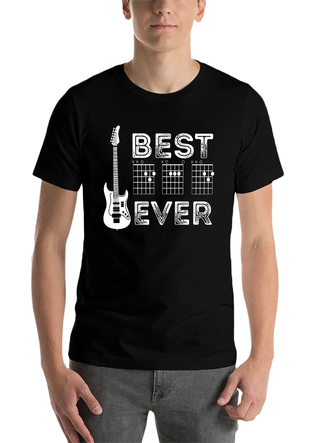 Black Best Guitar Player Ever T-Shirt view 7