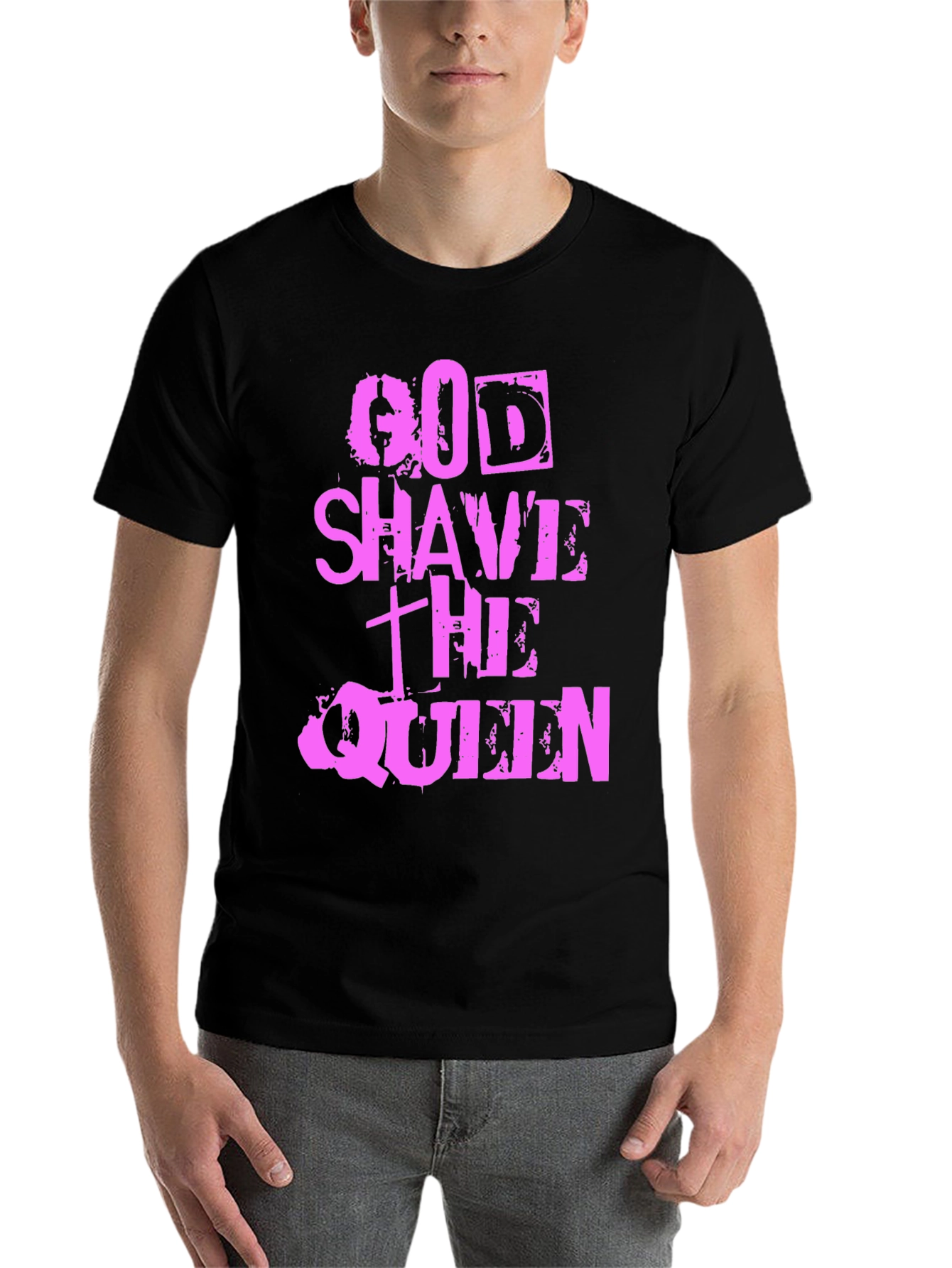 Black God Shave the Queen Graphic Tee view 7