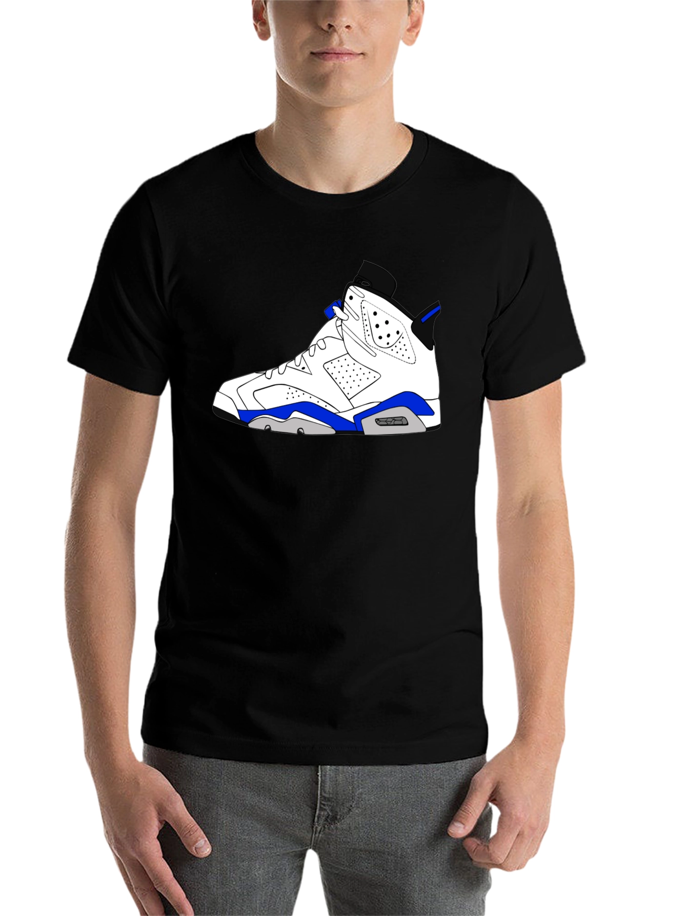 Black Sneaker Graphic T-Shirt - Black view 7