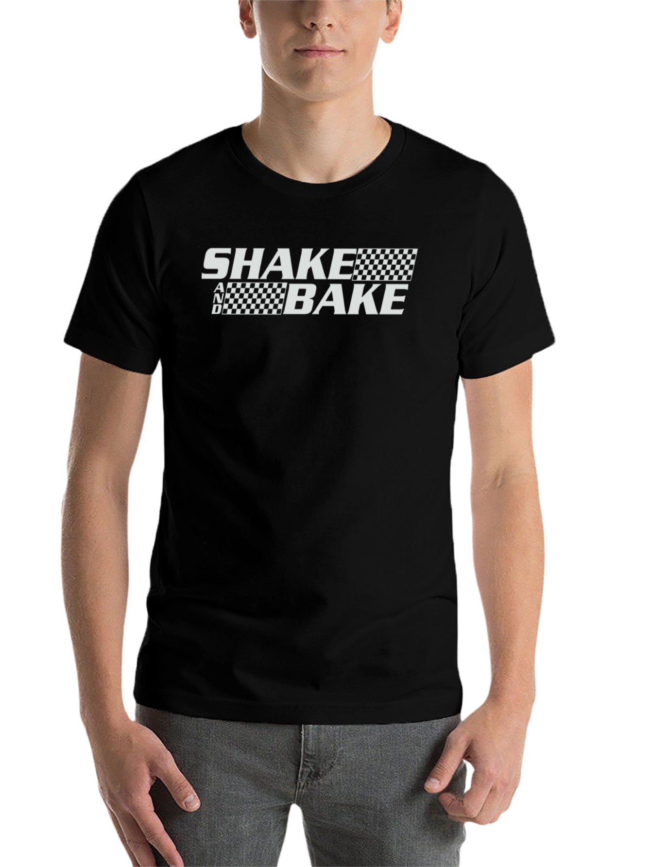 Black Shake and Bake Graphic Tee - Racing Style view 7