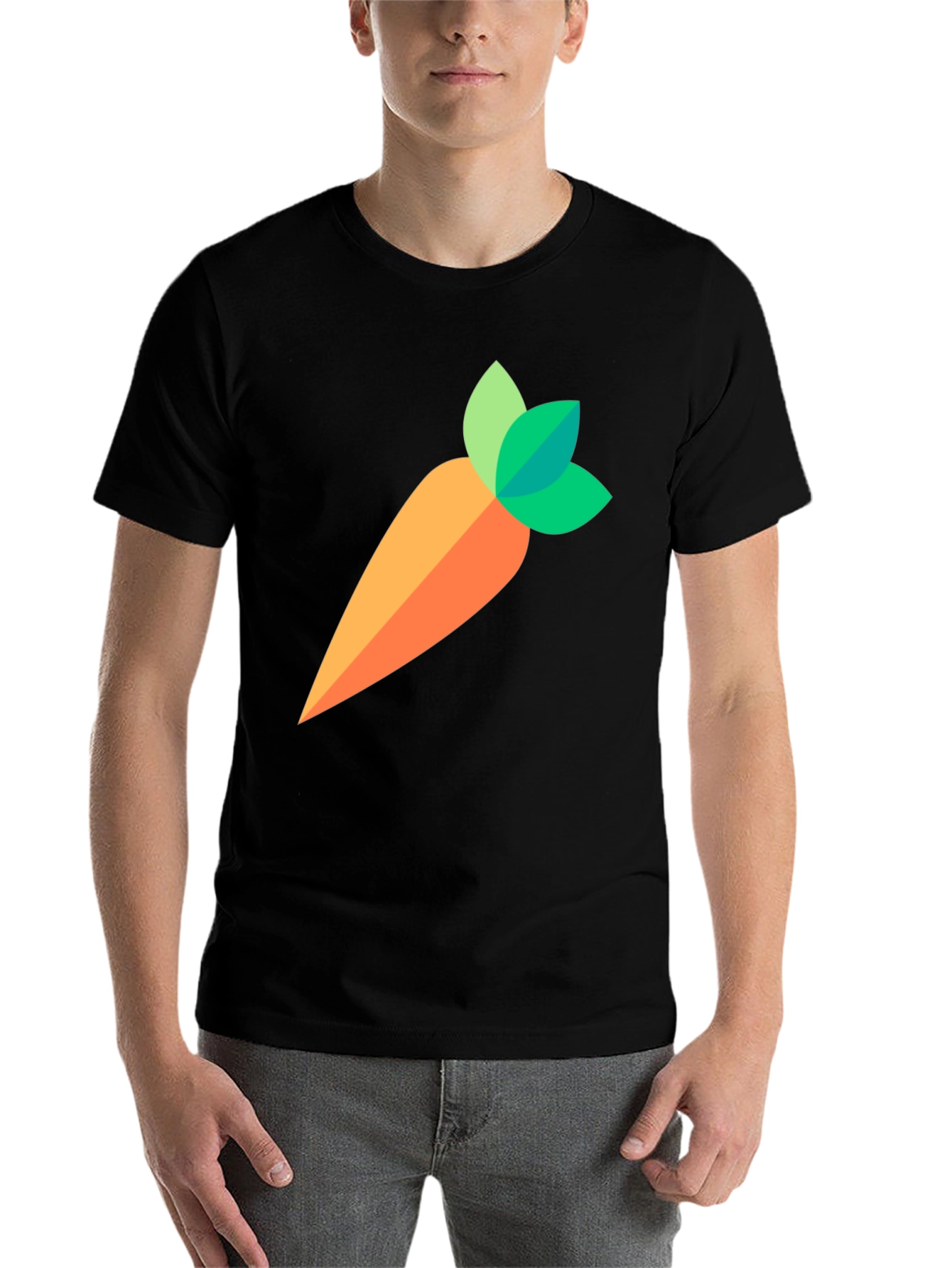 Black Carrot Graphic Tee - Casual Comfort view 7