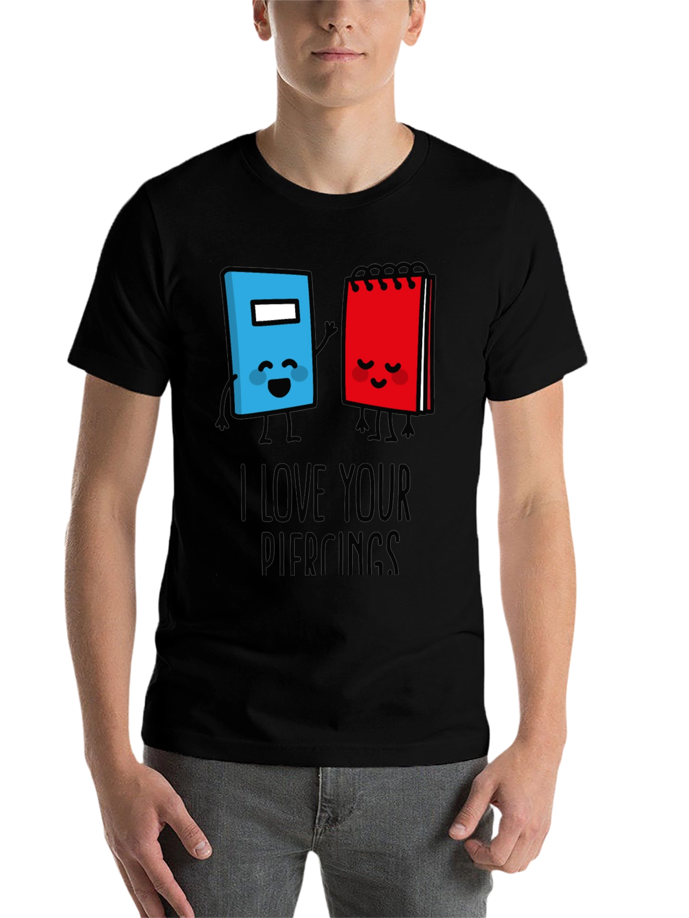 Black Funny Book Lover Graphic T-Shirt view 7