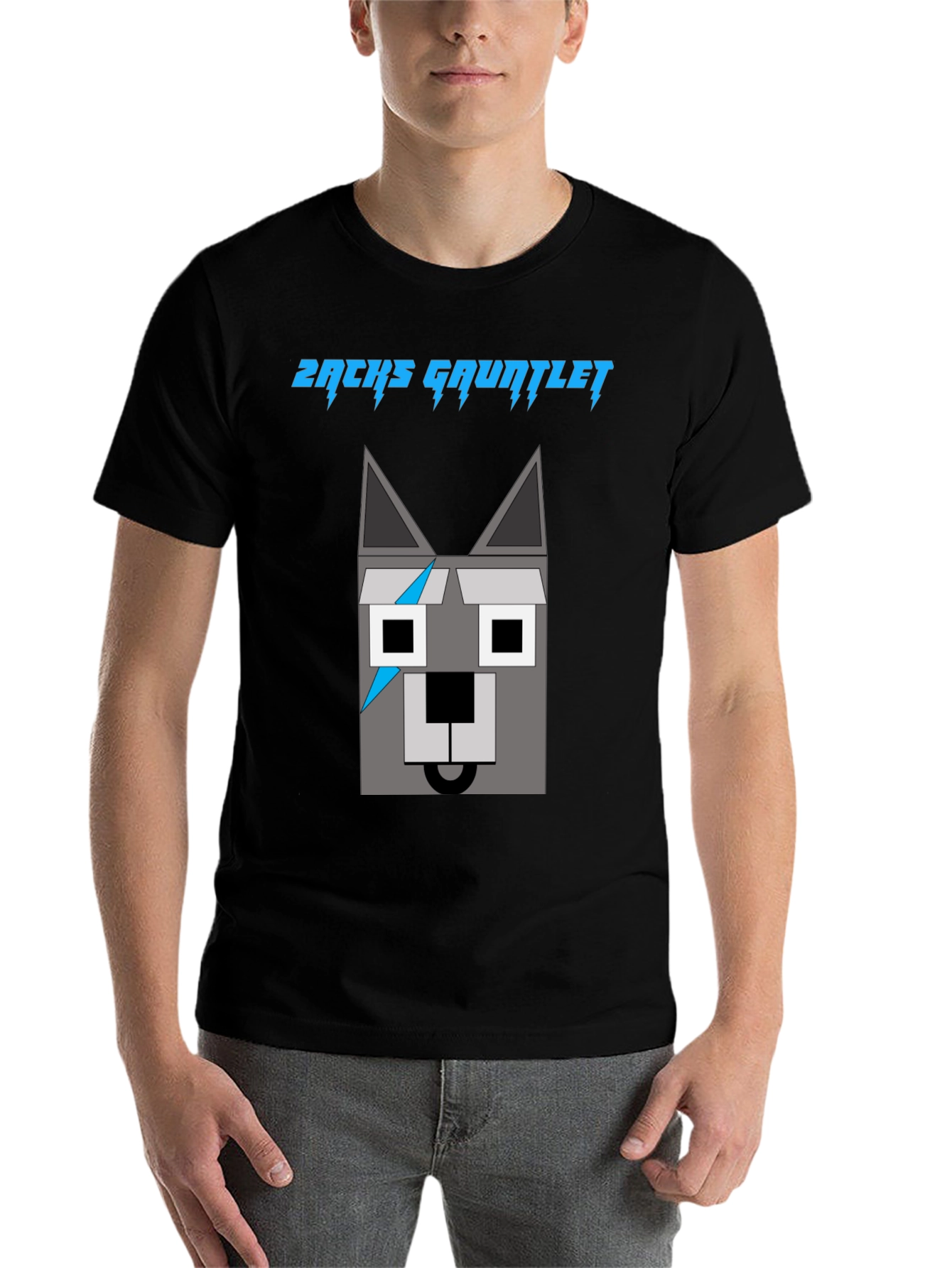 Black Zachs Gauntlet Graphic T-Shirt view 7