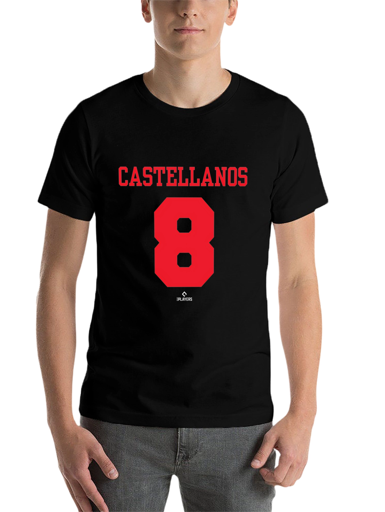 Black Castellanos #8 Black Graphic Tee view 7