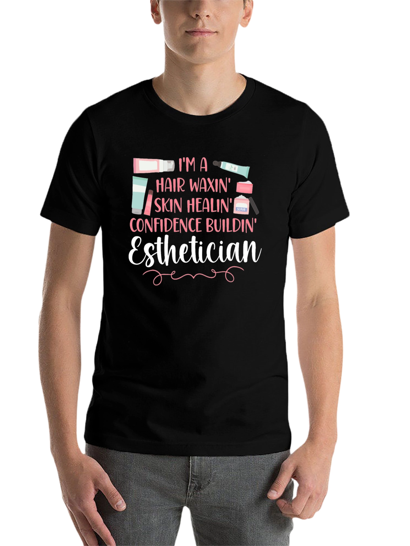 Esthetician Hair Waxing Skin Healing T-Shirt - 7