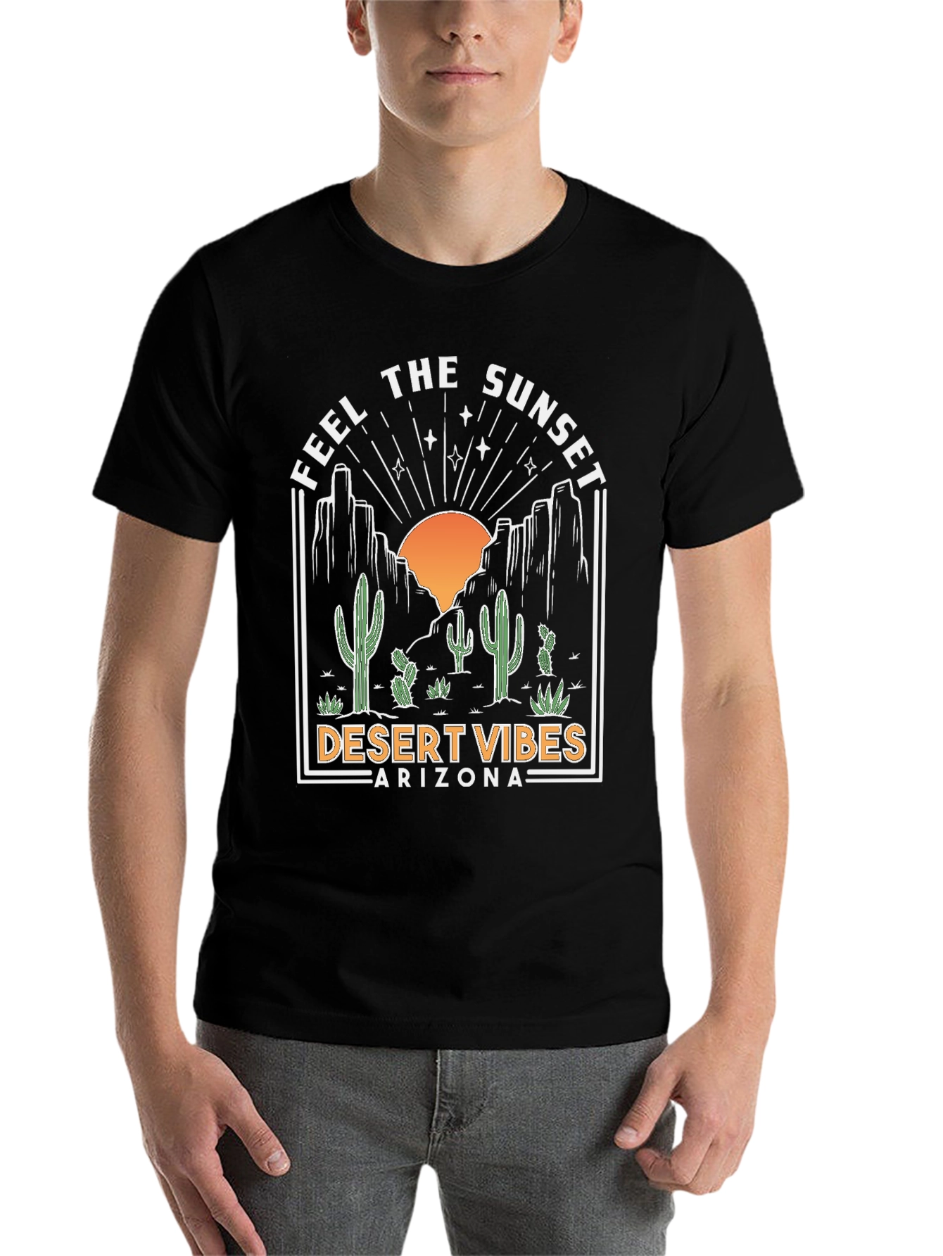 Black Desert Vibes Arizona Graphic Tee view 7