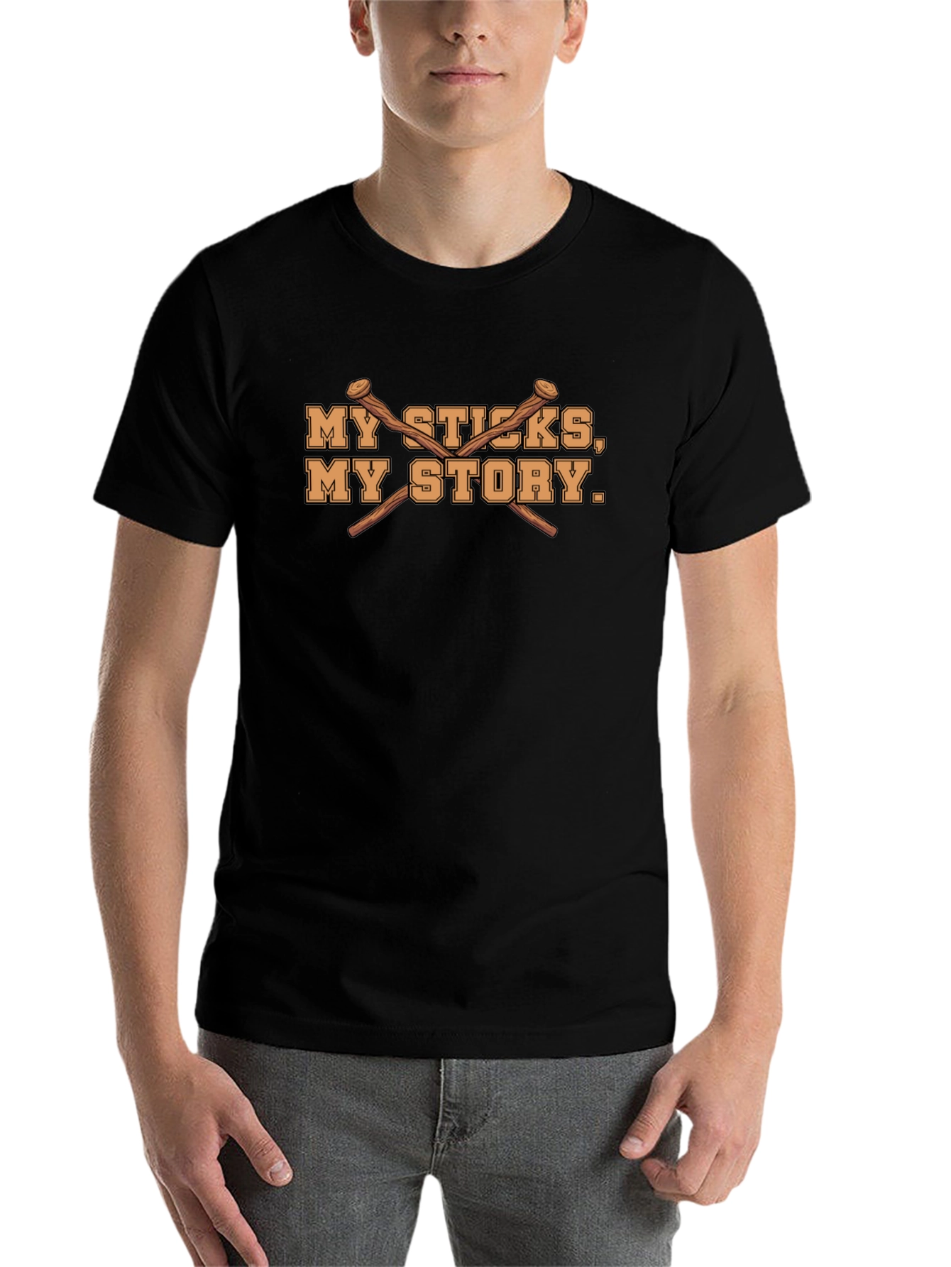 Black My Sticks, My Story Graphic Tee view 7