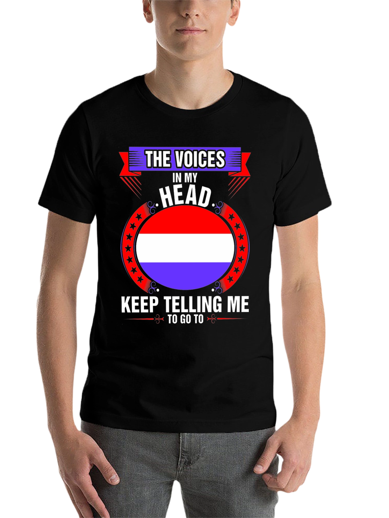 Black Voices in My Head Graphic Tee view 7