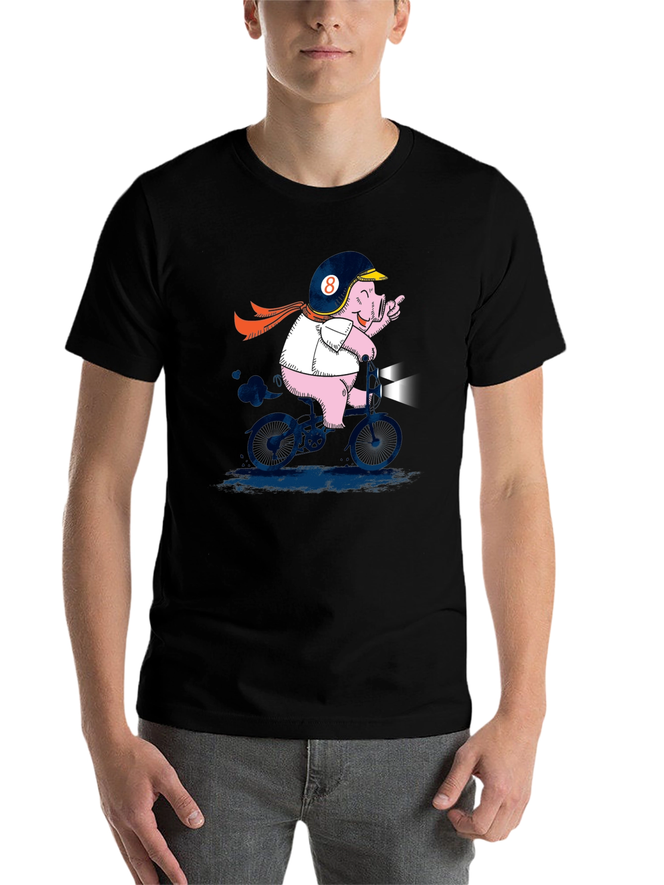 Pig on a Bike T-Shirt - 7