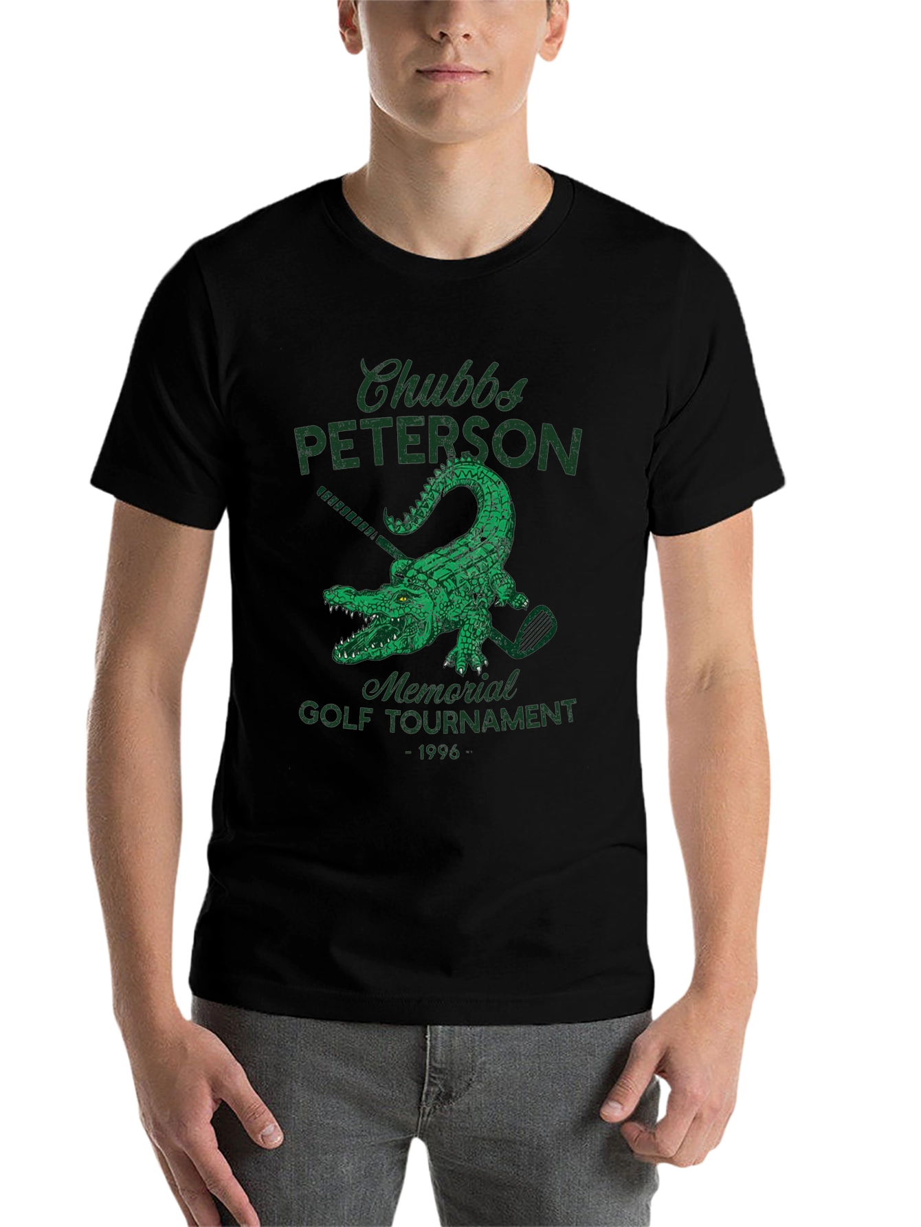Black Chubbs Peterson Memorial Golf T-Shirt view 7