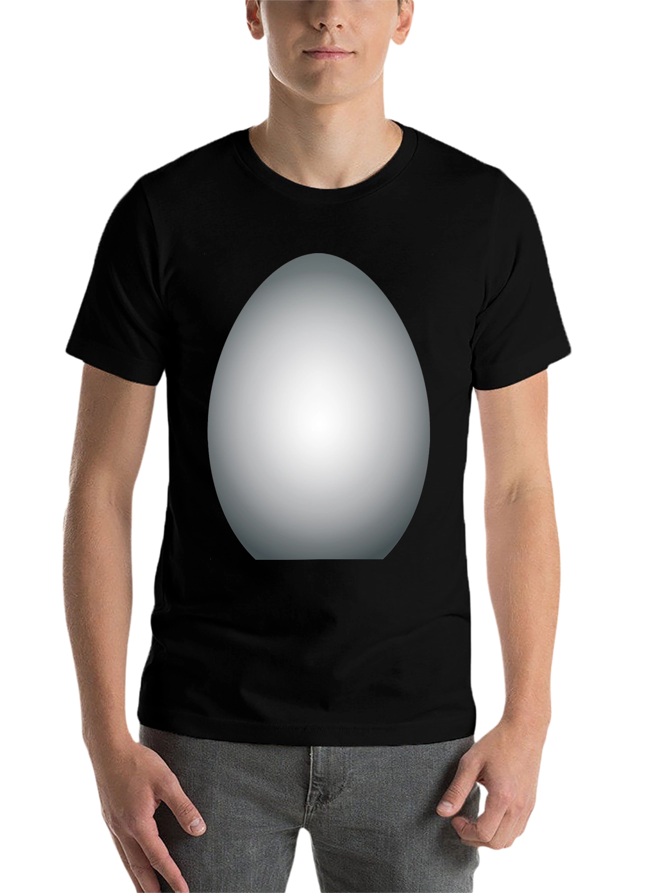 Black Egg-cellent Black T-Shirt view 7