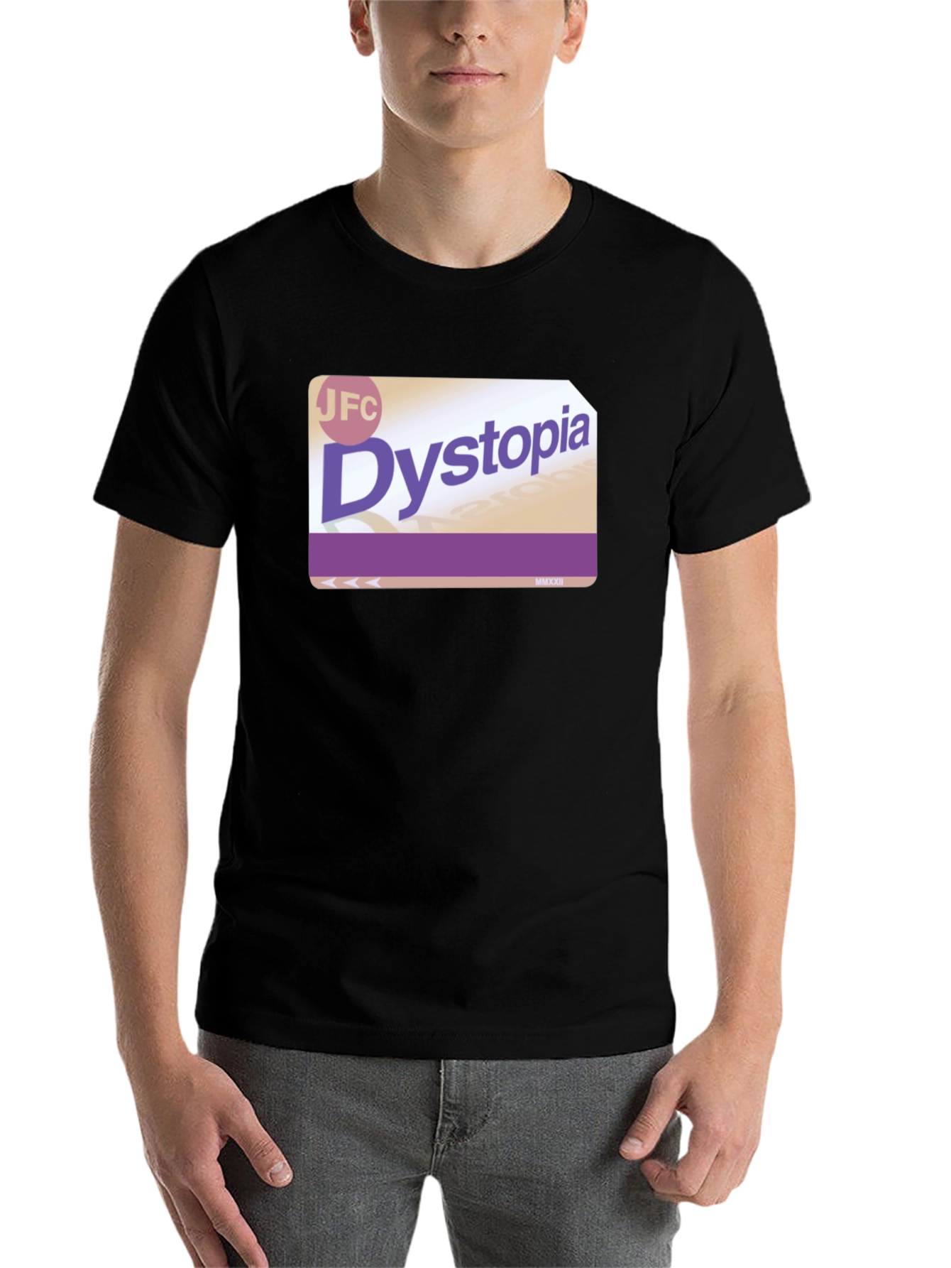 Black Dystopia Graphic Tee - Stylish Statement Shirt view 7