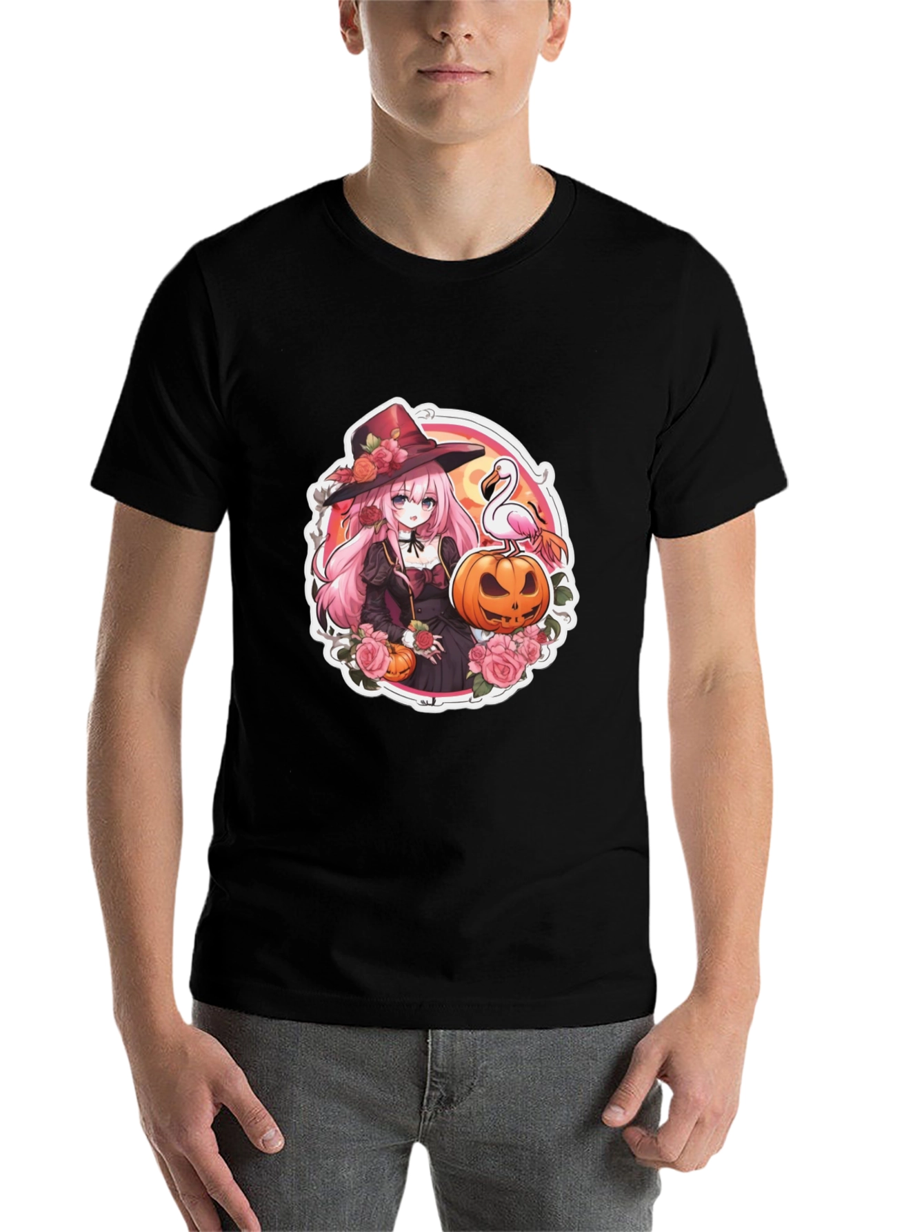Halloween Witch Anime T-Shirt - 7
