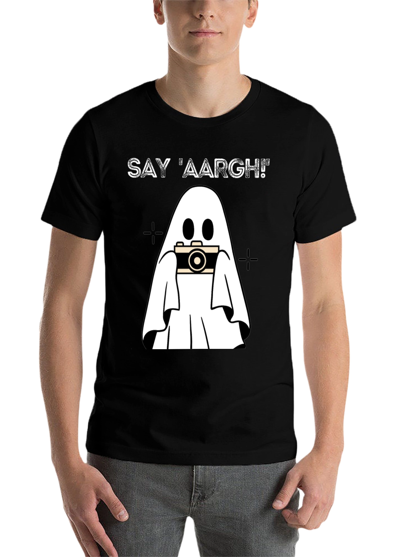 Ghost Photographer T-Shirt - Say 'AARGH!' - 7