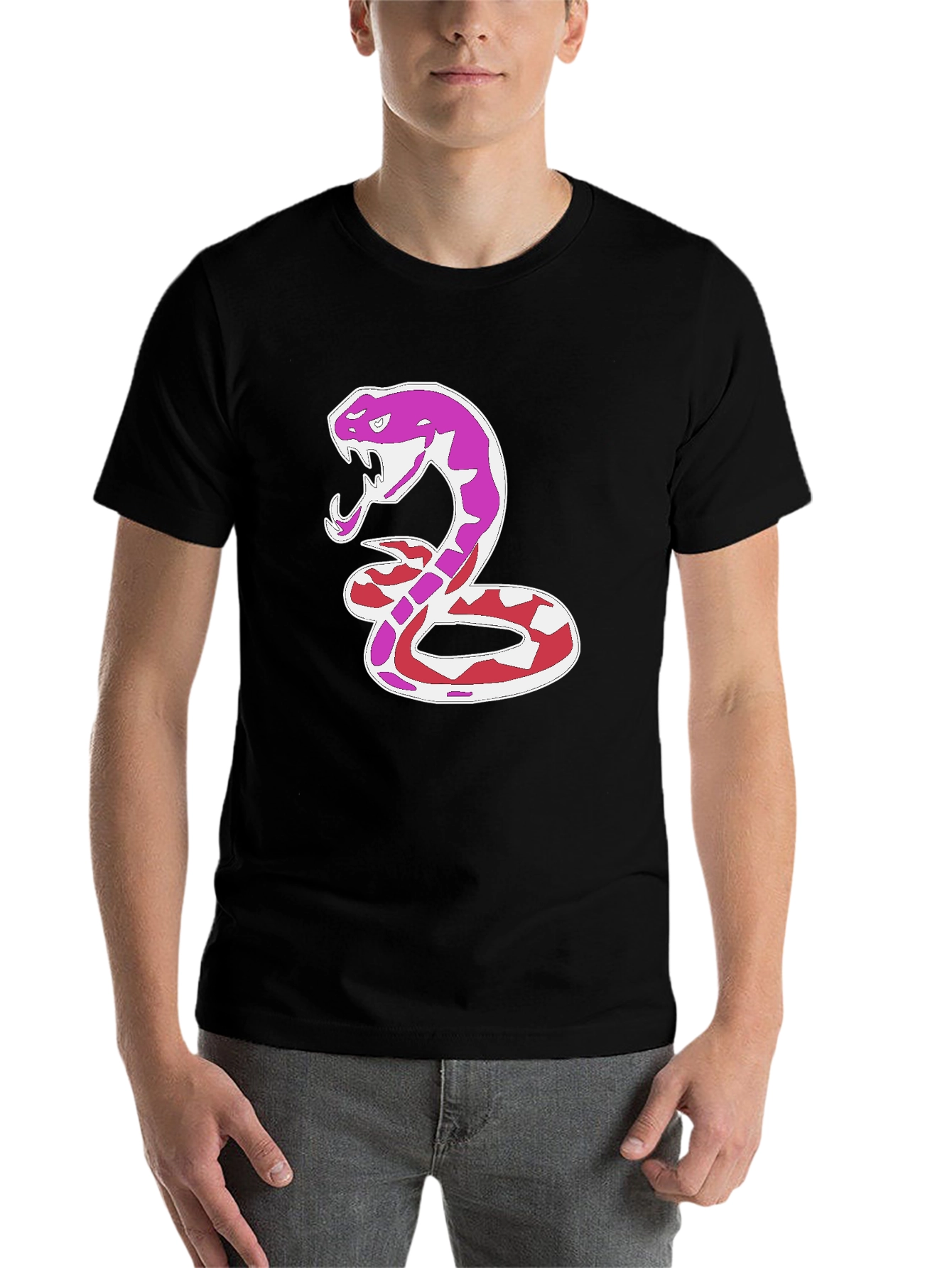 Black Snake Graphic T-Shirt view 7
