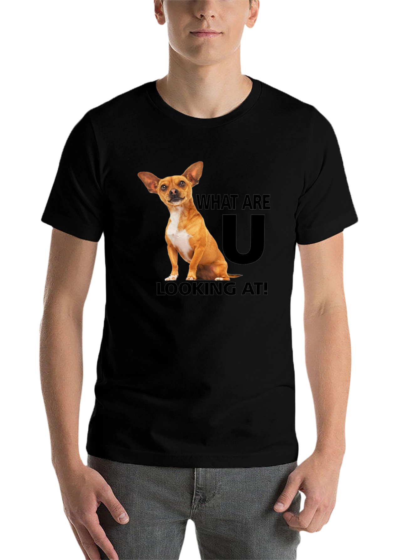 Black Dog T-Shirt: What Are You Looking At? view 7