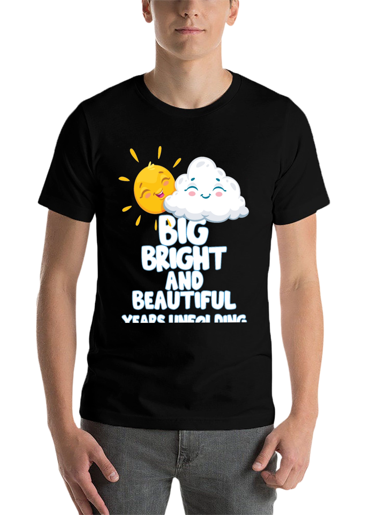 Black Big Bright & Beautiful Graphic T-Shirt view 7