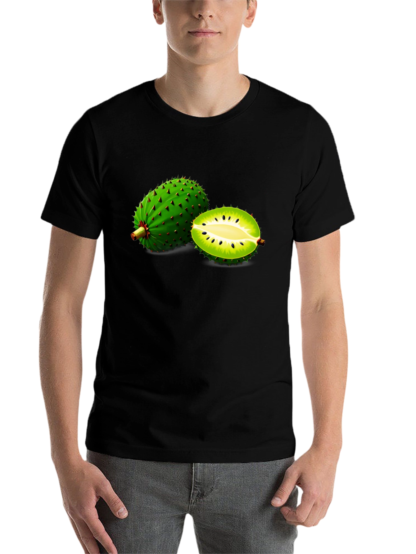 Black Soursop Fruit Graphic Tee - Unique Design! view 7