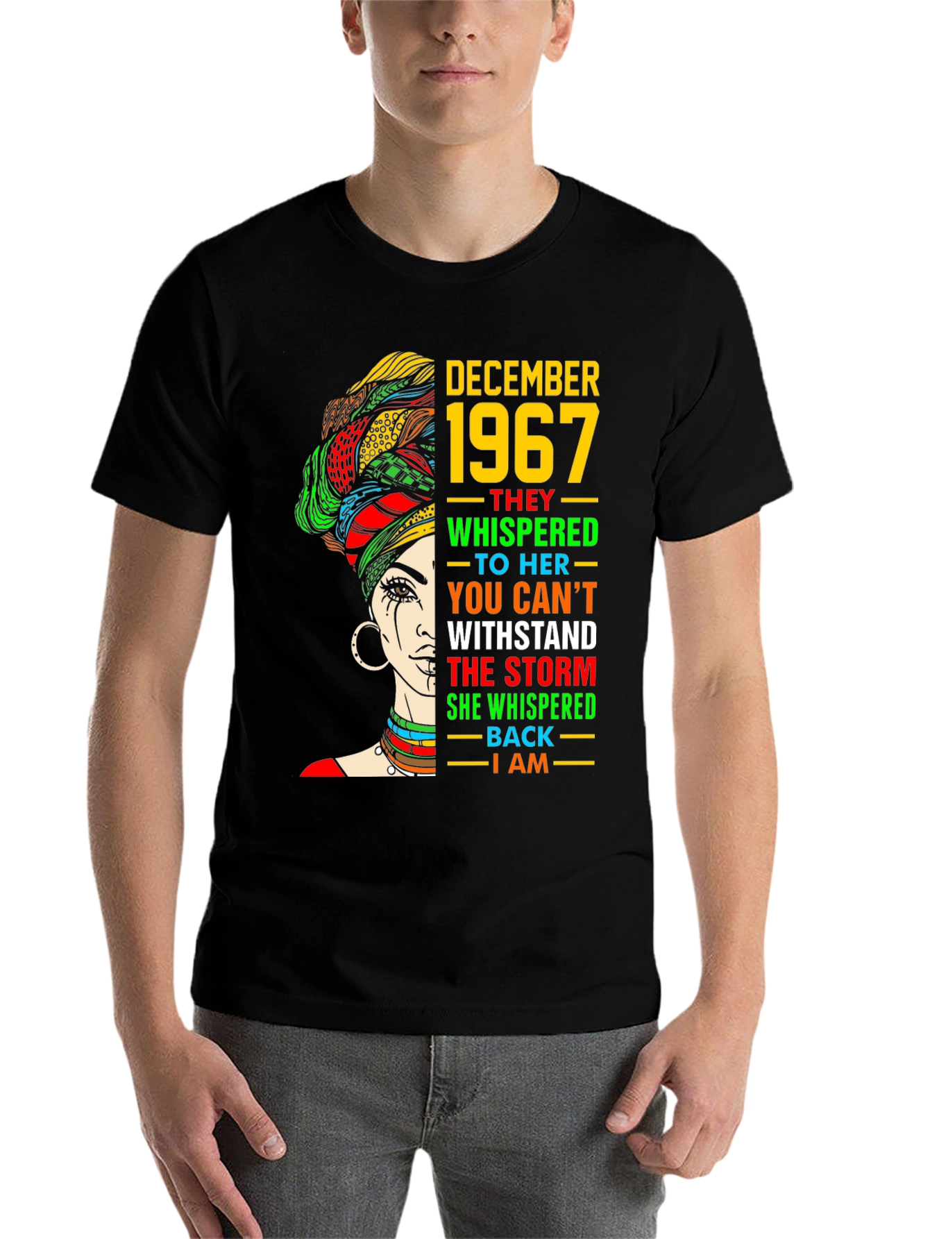Black December 1967 Storm T-Shirt view 7